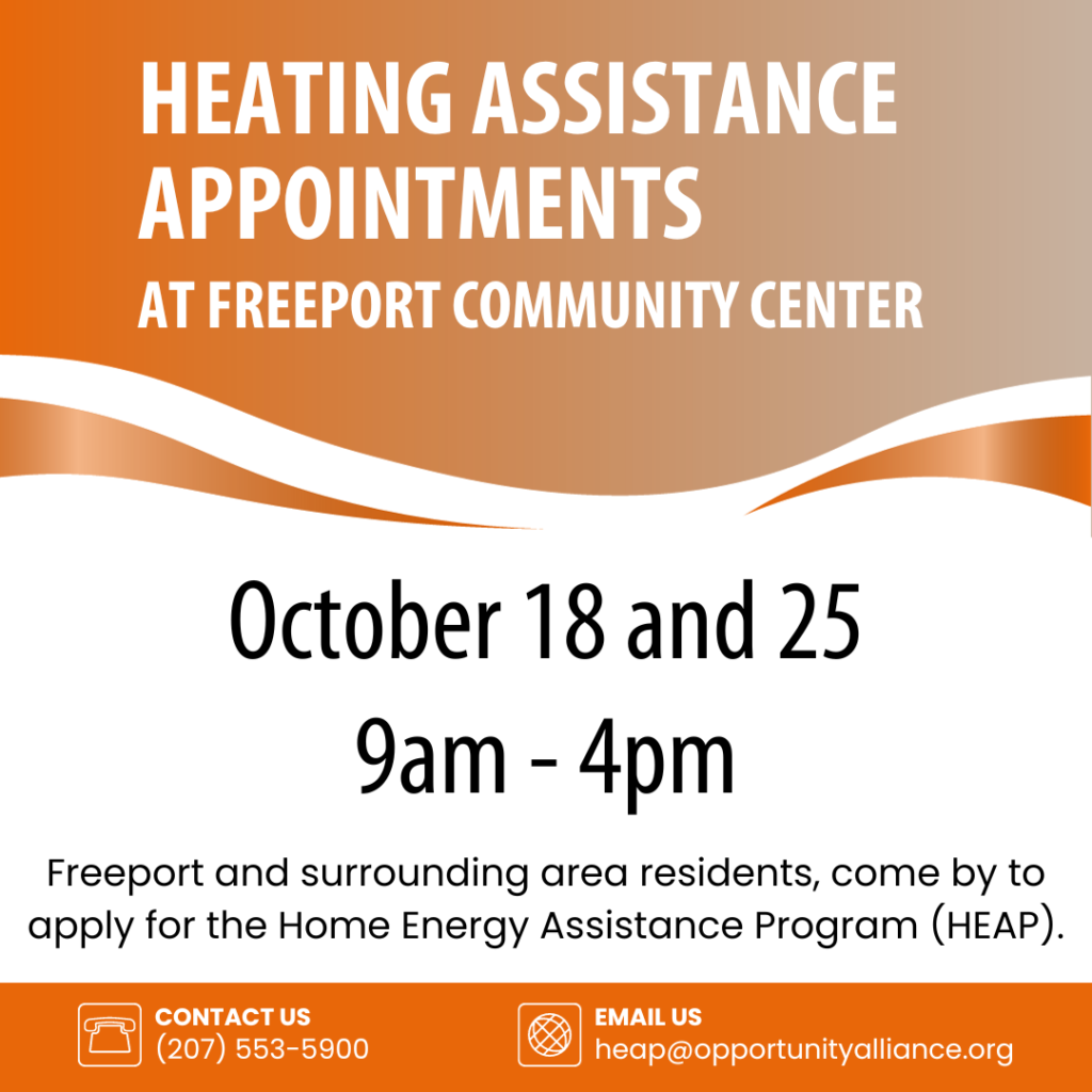 Heating Assistance Registration Days - Freeport Community Services