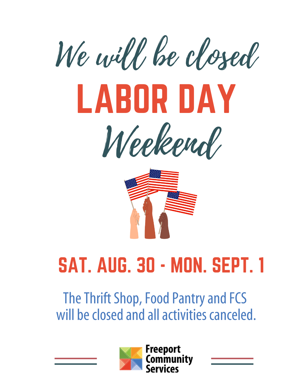 Labor Day Closure