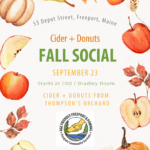 Cider + Donuts Fall Social