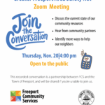 Greater Freeport Area Safety Net Zoom Meeting