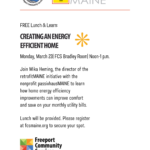 Creating an Energy Efficient Home Lunch & Learn