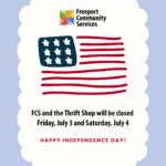 FCS and Thrift Shop Closed