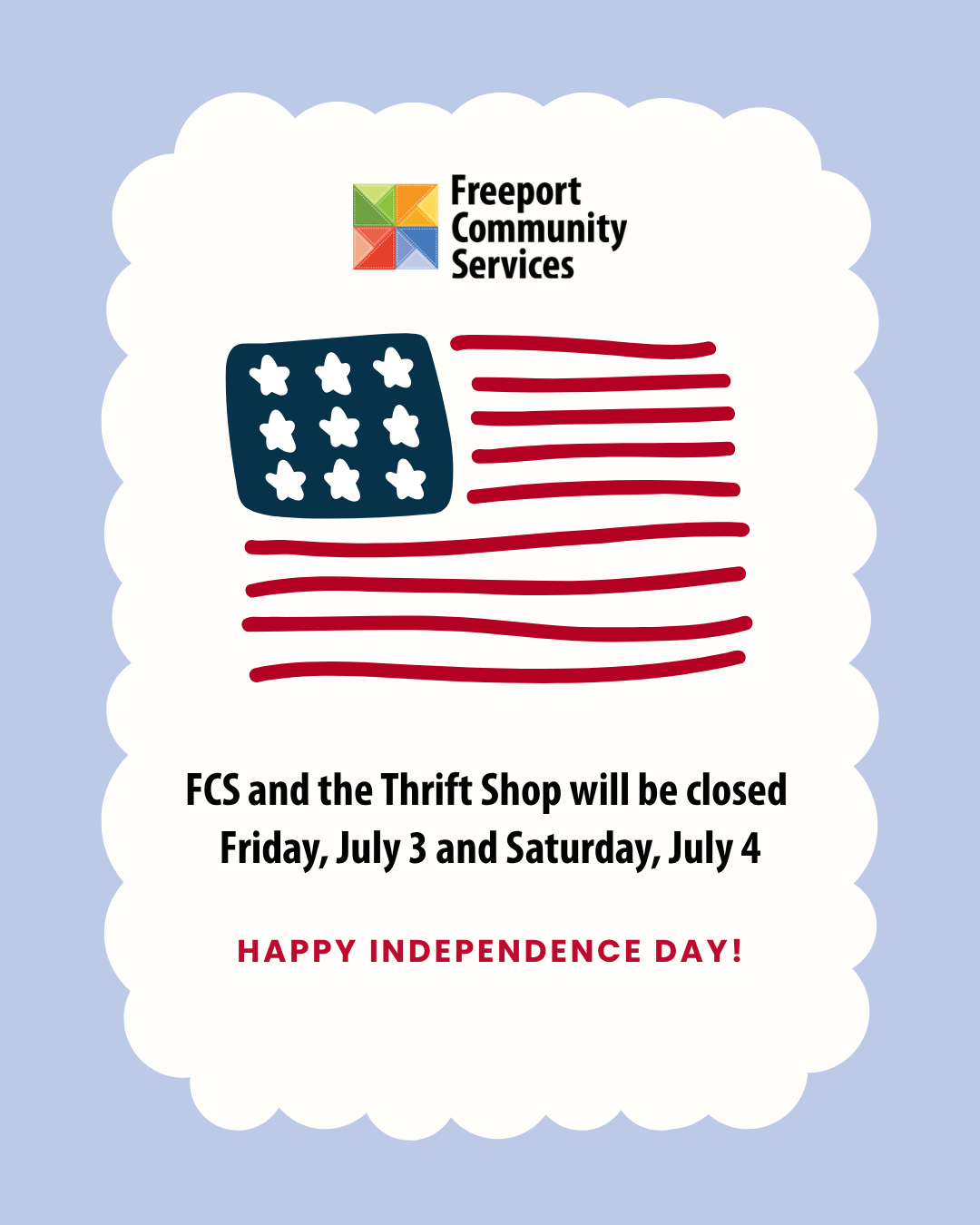 FCS and Thrift Shop Closed