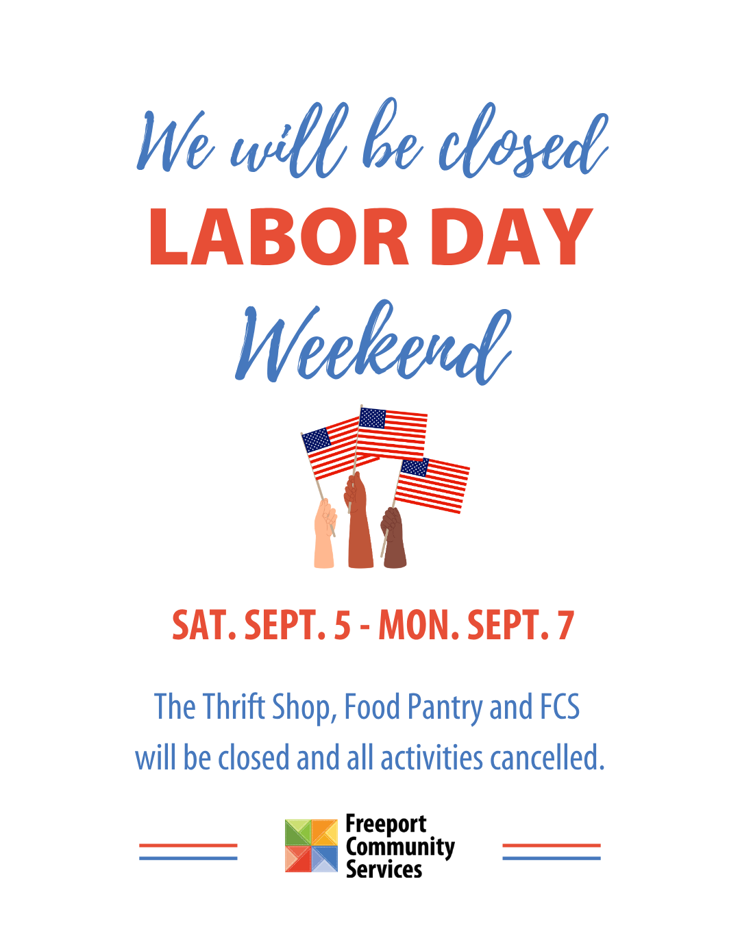 Labor Day Closure