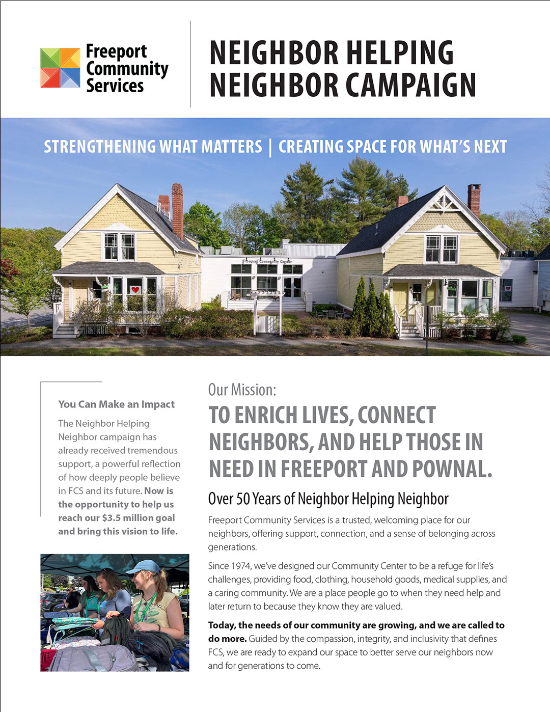 Neighbor Helping Neighbor Campaign