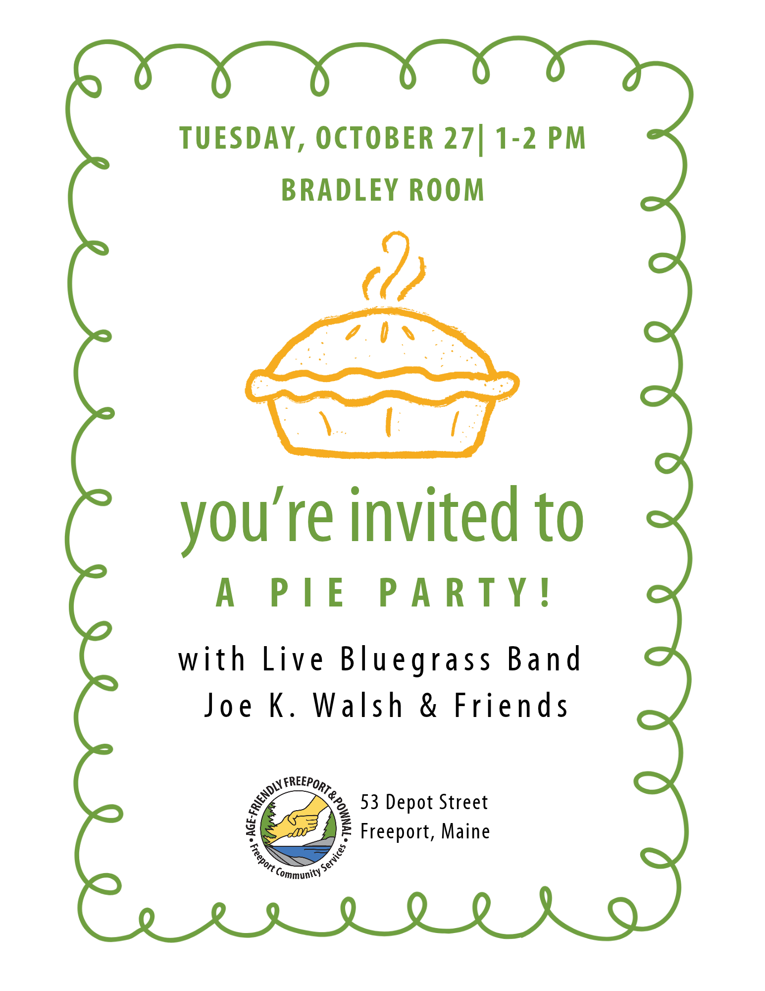 Pie Party with Live Bluegrass Band